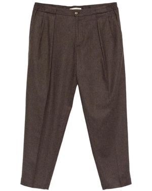 Briglia 1949 Portobello Pleat-Detail Trousers - Grey