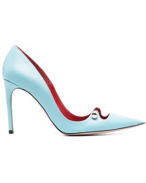 HARDOT More 100Mm Leather Court Shoes - Blue