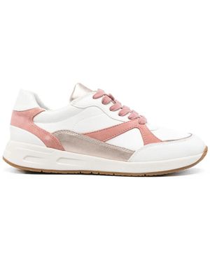 Geox Bulmya Paneled Sneakers - Pink