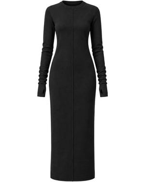 Thom Krom W D 70 Thumb-Slot Long Dress - Black