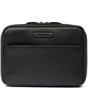 Piquadro Leather Clutch Bag - Black