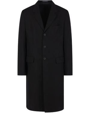 Yohji Yamamoto Single-breasted coat - Schwarz