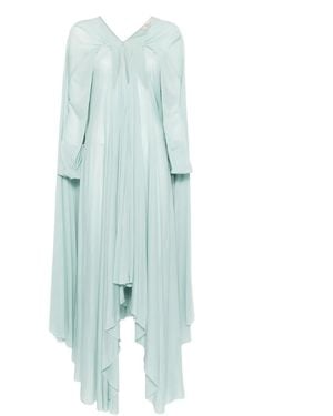 Blumarine Ruffled Dress - Blue