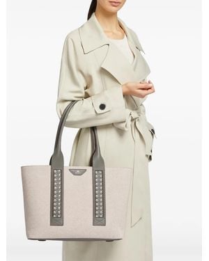 Aviteur Bolso Shopper De Lona Cannage - Neutro