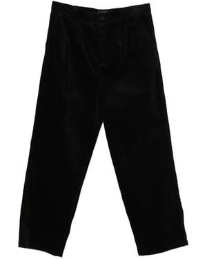 A.P.C. Corduroy Straight-Leg Pants - Black