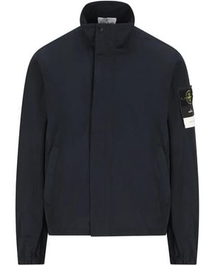 Stone Island ハイネック ジャケット - ブルー