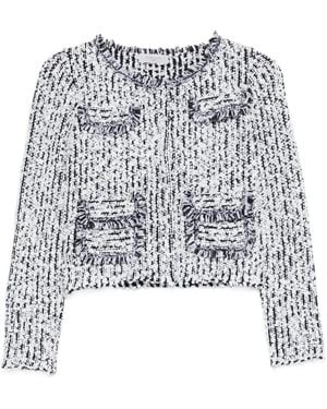 Charlott フリンジ ポケット ジャケット - ホワイト