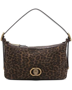 Kurt Geiger Chelsea Animal-Print Shoulder Bag - Brown