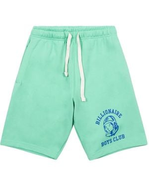 BBCICECREAM Logo-Print Shorts - Green