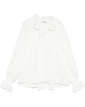 Alice + Olivia Norah Blouse - White