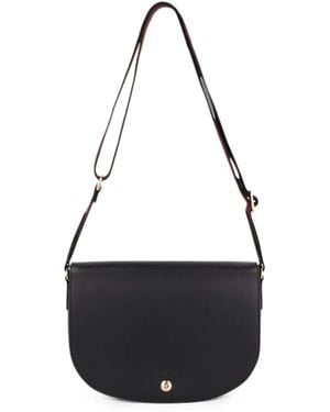 Longchamp M Épure Timeless Leather Shoulder Bag - Black