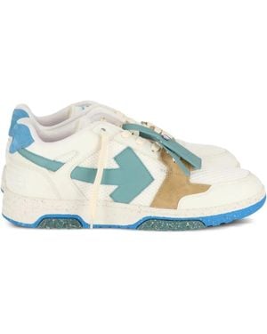 Off-White c/o Virgil Abloh ロゴ スニーカー - ブルー