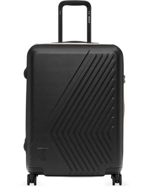 K-Way Medium Eudoxieur Logo Luggage - Black