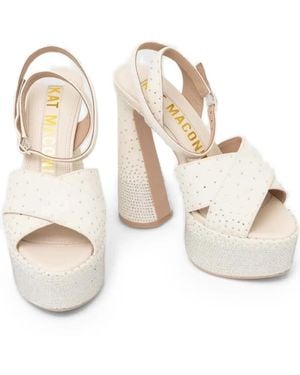 Kat Maconie Cady 150mm ビジューパンプス - ナチュラル