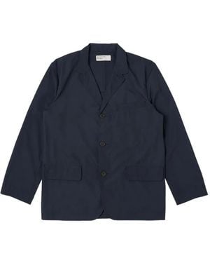 Universal Works Blazer Capitol Con Solapa De Muesca - Azul