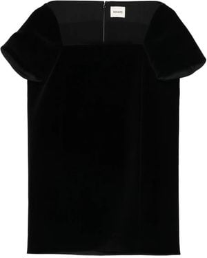 KHAITE Vestido corto Benji - Negro