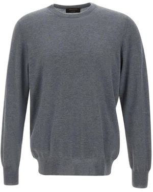 Gran Sasso Crew-Neck Top - Grey