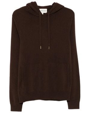 Bompard Cashmere Drawstring Hoodie - Brown