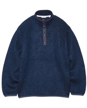 Nanamica Pull En Mohair - Bleu