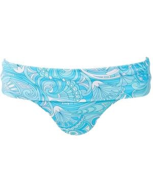 Melissa Odabash Brussels Printed Bikini Bottoms - Blue