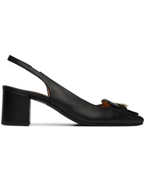 Love Moschino Slingback Court Shoes - Black