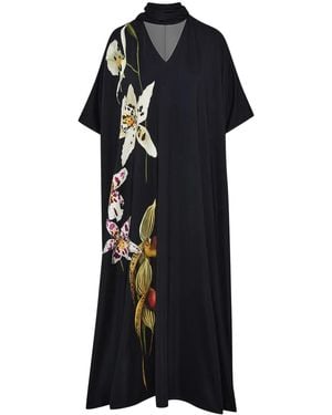 Oscar de la Renta Caftano Orchid - Blu