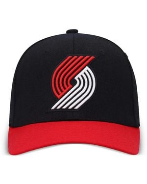 Mitchell & Ness Portland Trail Blazers Nba Team Baseball Cap - Black