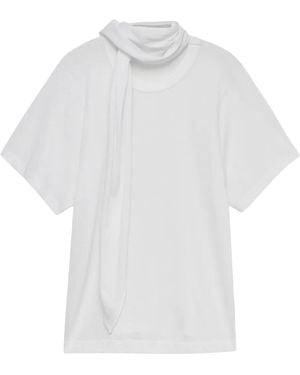 BITE STUDIOS タイネック Tシャツ - ホワイト
