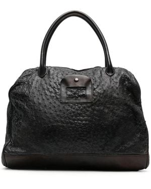 Numero 10 Textured Tote Bag - Black