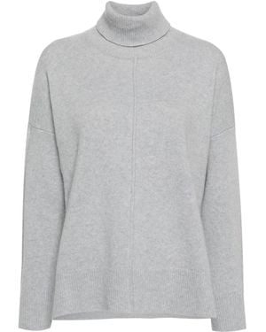 Eleventy Relaxed Fit Turtleneck Sweater - Grey