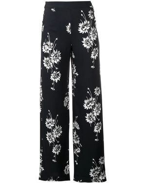 McQ Swallow Floral Printed Pants - Blue