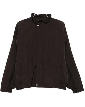 J.L-A.L Yot High-Neck Buttoned Jacket - Black