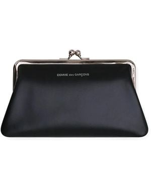 Comme des Garçons Kiss-Clasp Purse - Black