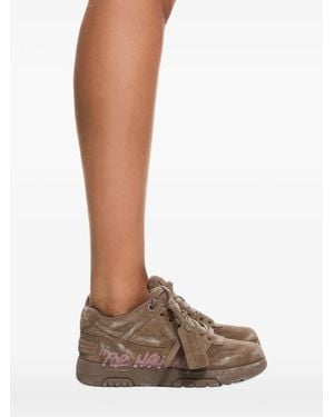 Off-White c/o Virgil Abloh Out Of Office For Walking Trainers - Brown