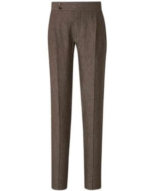 SCABAL® Pantalones Con Pinzas - Gris