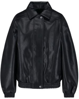 Frankie Shop Buttoned Oversized Jacket - Black