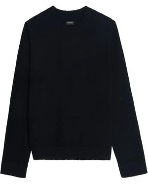 Zadig & Voltaire Skull-Embroidered Jumper - Blue