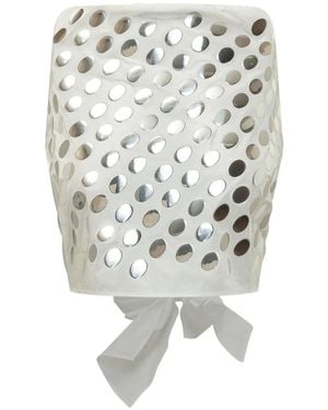 IRO Dixie Disc Tie Top - White