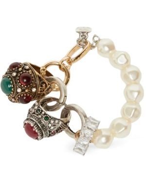 Weekend by Maxmara Ring-Charm Bracelet - White