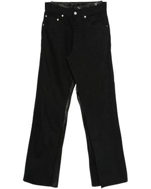 Junya Watanabe Pleated Panel Pants - Black