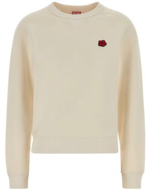 KENZO Appliqué cotton sweatshirt - Weiß