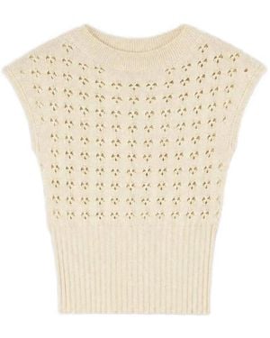 RETORI Openwork-Knit Top - Natural