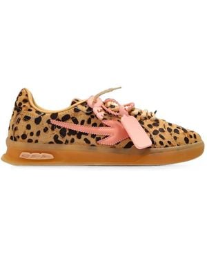Off-White c/o Virgil Abloh End Of Play Leopard-Print Sneakers - Brown