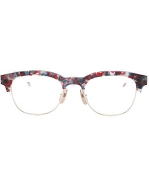 Thom Browne Round-Frame Glasses - Metallic