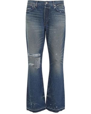 GALLERY DEPT. Ripped Patch Jeans - Blue