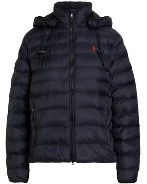 Polo Ralph Lauren Quilted Lightweight Jacket With Hood - Black