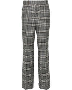 Peserico Tartan-Check Trousers - Grau