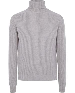 Cruna Pull Côtelé À Col Roulé - Grey