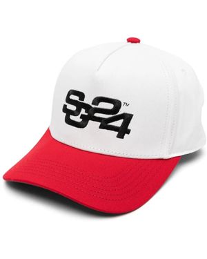 SUMMER GAMES Motif-Embroidered Cap - Pink