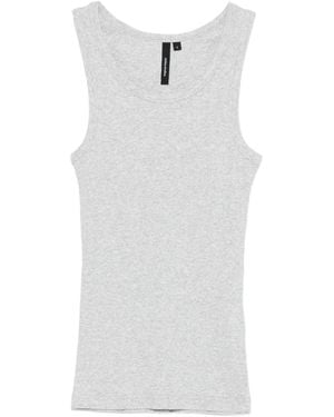 Entire studios Ribbed Tank Top - White